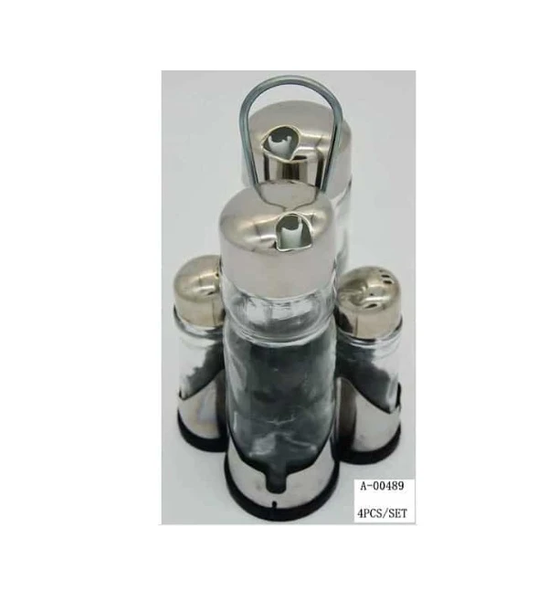 Olivieră 4Pcs+Suport Sticlă+Fier A-00489 WEI